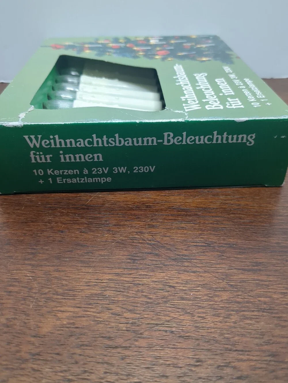VINTAGE 80'S GERMAN CHRISTMAS TREE LIGHTS SL PRODUCTS HONG KONG NEW NOS !